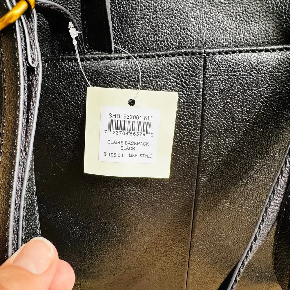 Fossil Black Leather Backpack - Picture 5 of 11